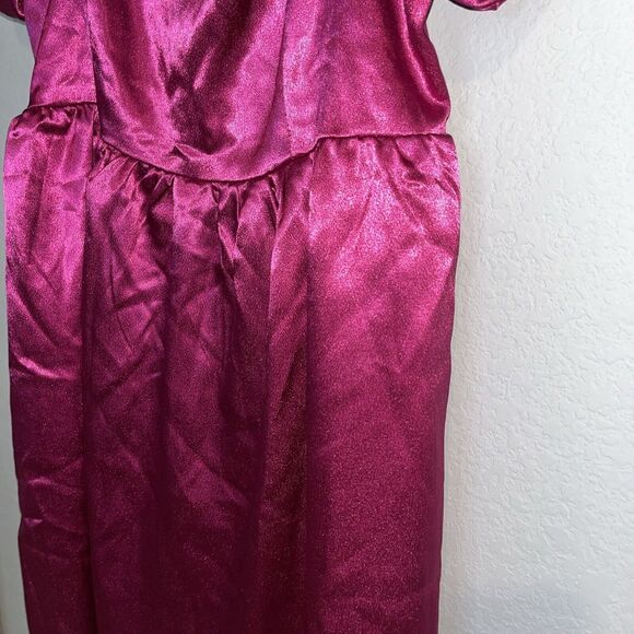 TCEC woman’s Medium Pink Puff Sleeves Mini Dress barbie doll - Picture 2 of 9